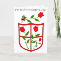 Carte de voeux St George's Day