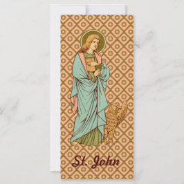 Carte de voeux St. John the Evangelist (RLS 07)