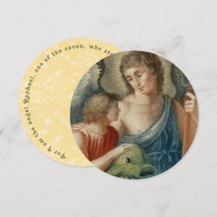 Carte de voeux St. Raphael the Archangel (M 012)