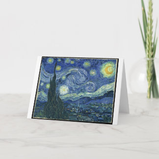 Carte de voeux Starry Night