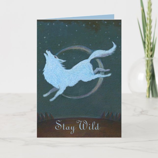 Carte de voeux Stay Wild (Devant)