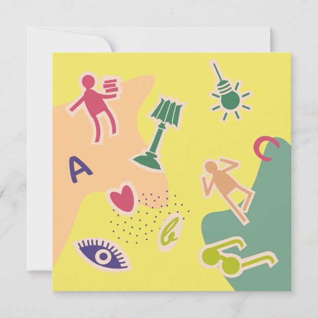 carte de voeux succès de l'examen (Devant)