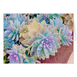 Carte de voeux Succulente
