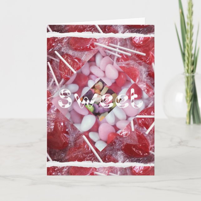 Carte de voeux sucrée (Devant)