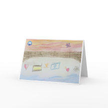 Carte de voeux Sunset Israel