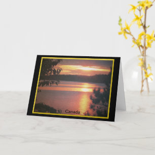 Carte de voeux Sunset pour n'importe qui/n'importe
