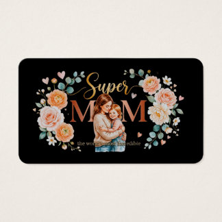 Carte de vœux Super Maman 💖Carte de profil