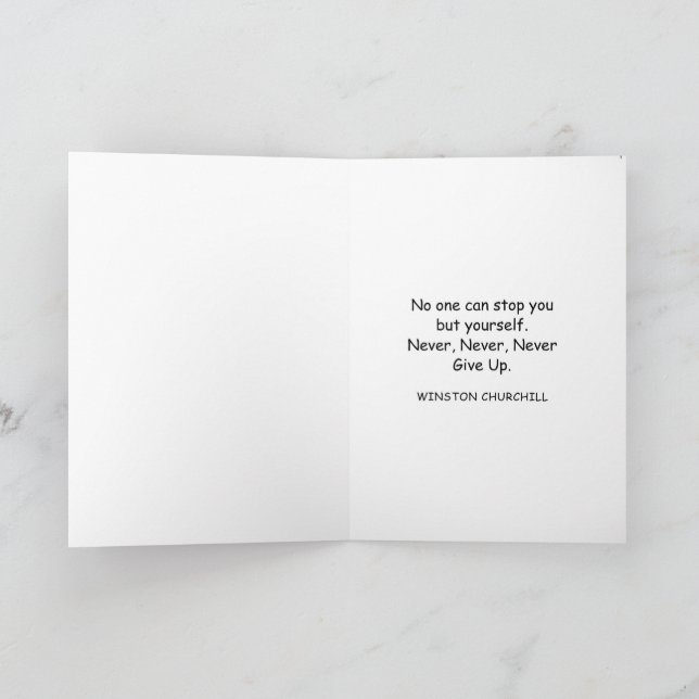 Carte de voeux sur le thème du golf (Intérieur)