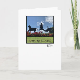 Carte de voeux Surrey Hills Horse & Surrey