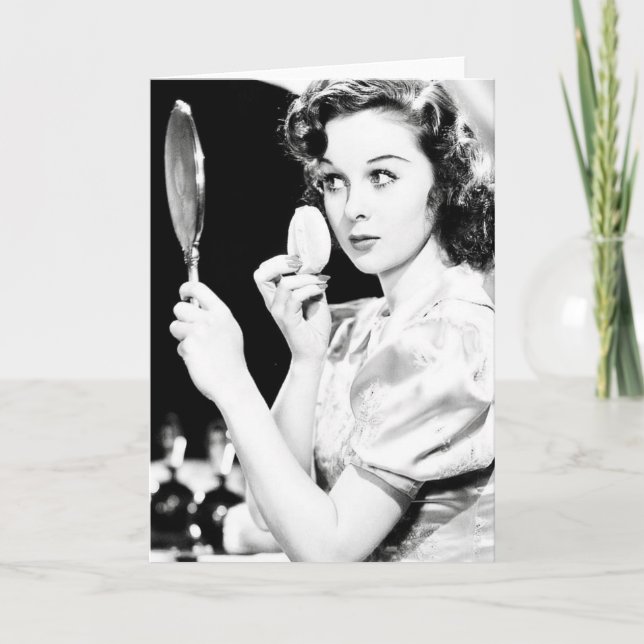 Carte de voeux Susan Hayward (Devant)
