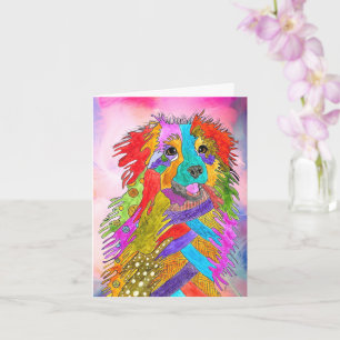 Carte de voeux Sweet Australian Shepherd