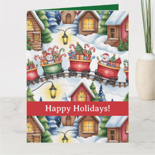 Carte de voeux Sweet Christmas Village