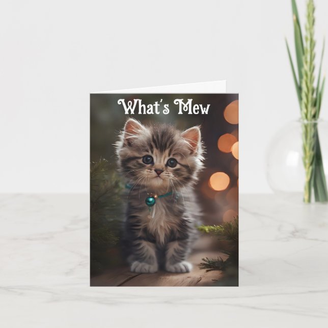 Carte de voeux Sweet Kitten (Devant)