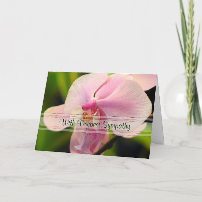 Carte de voeux Sympathie (Devant)