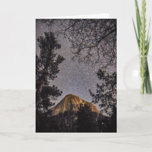 Carte de voeux Tahquitz Peak at Night