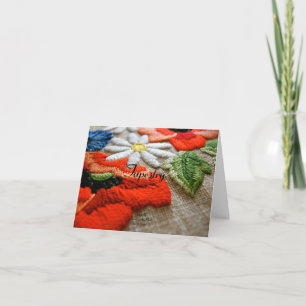 Carte de voeux Tapestry Poetry