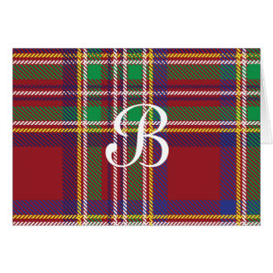 Carte de voeux Tartan