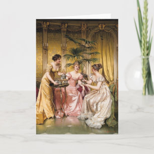 Carte de voeux Tea Party