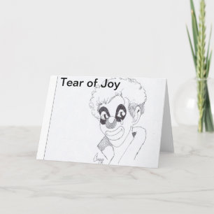 Carte de voeux Tear of Joy
