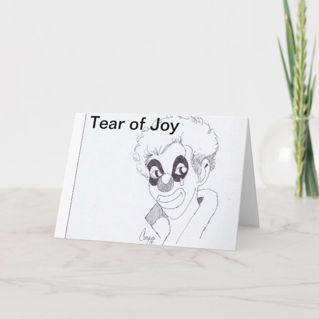 Carte de voeux Tear of Joy (Devant)