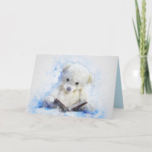 carte de voeux teddy bear