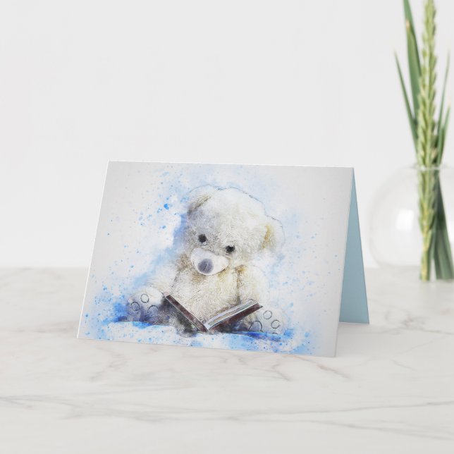 carte de voeux teddy bear (Devant)