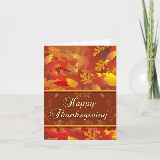 Carte de voeux Thanksgiving (Devant)