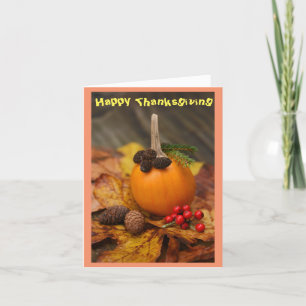 Carte de voeux Thanksgiving