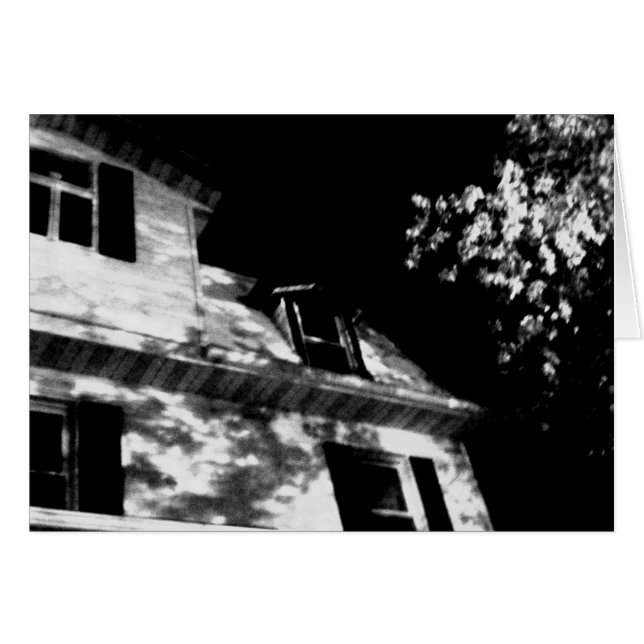 Carte de voeux 'The Night House' (Devant horizontal)