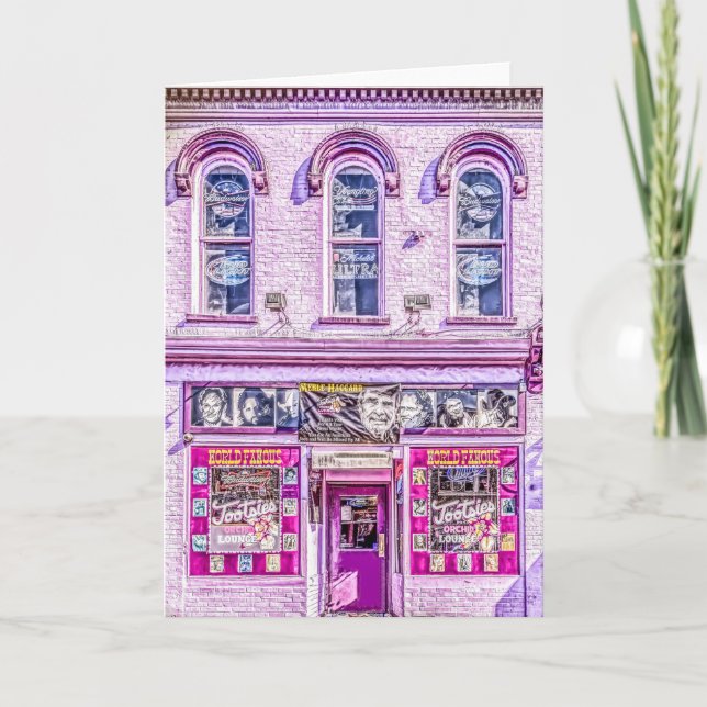 Carte de voeux Tootsie's Orchid Lounge (Devant)