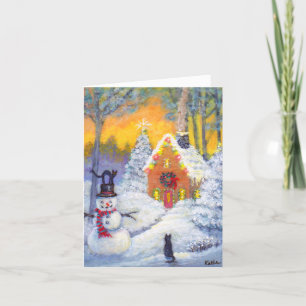 Carte de voeux "Top Hat Kit Kat"