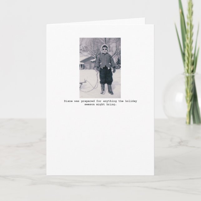 Carte de voeux toujours préparée de vacances (Devant)