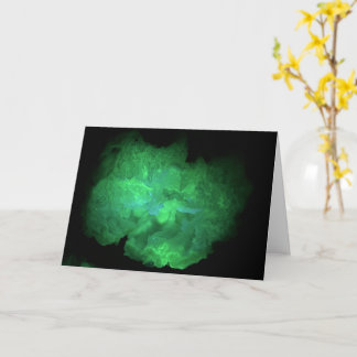 Carte de vœux Trancas Geode sous lumière UV
