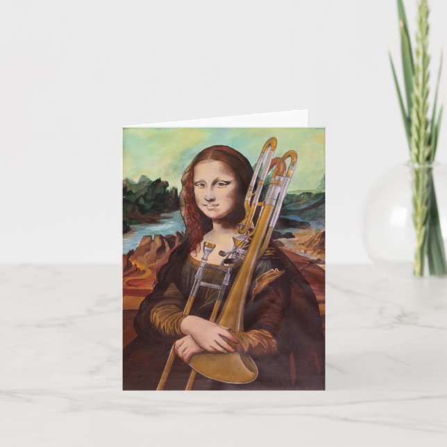 Carte de voeux Trombona Lisa (Devant)