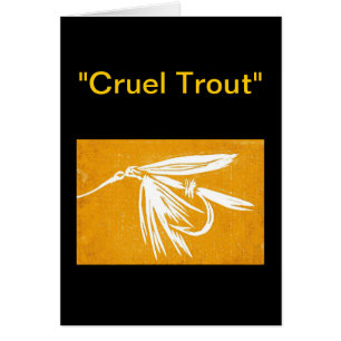 Carte de voeux "Truite brute"