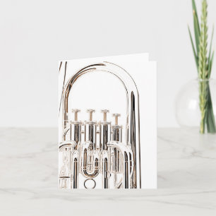 Carte de voeux Tuba pour les musiciens de bande