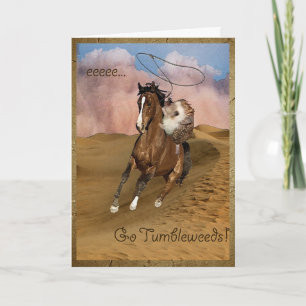 Carte de voeux Tumbleweeds