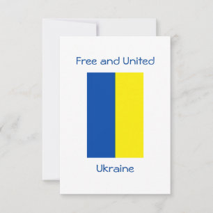 Carte de voeux Ukraine libre