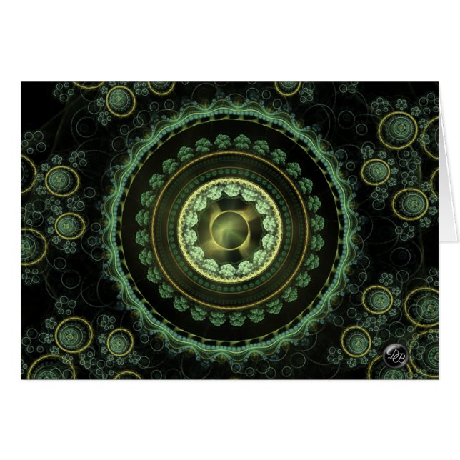 Carte de voeux unique élégante de Merci de (Devant horizontal)