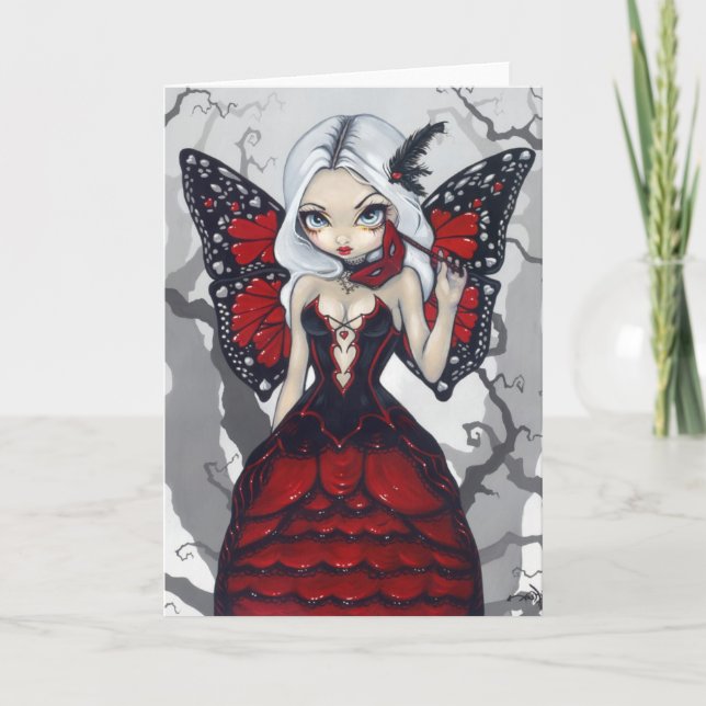 Carte de voeux "Valentine Masquerade" (Devant)