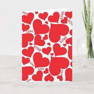 Carte de voeux Valentines