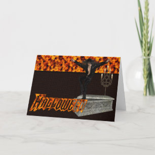 Carte de voeux Vampire Imaginaire Halloween