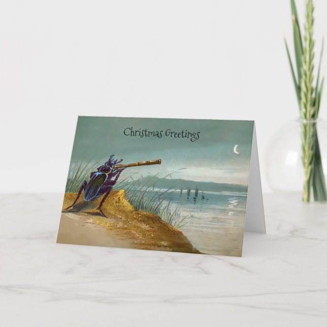 Carte de voeux Victorian Beetle (Devant)