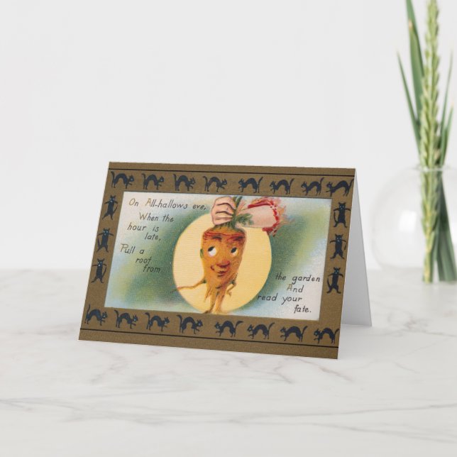 Carte de voeux Victorian Fate Halloween (Devant)