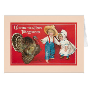 Carte de voeux Victorian Thanksgiving