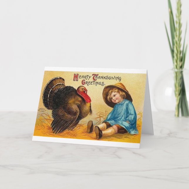 Carte de voeux Victorian Thanksgiving (Devant)