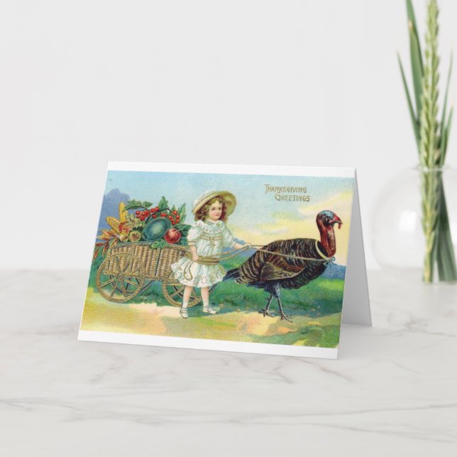Carte de voeux Victorian Thanksgiving (Devant)