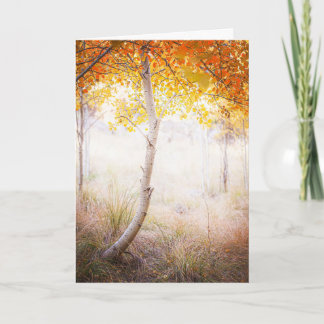 Carte de voeux, vide à l'intérieur