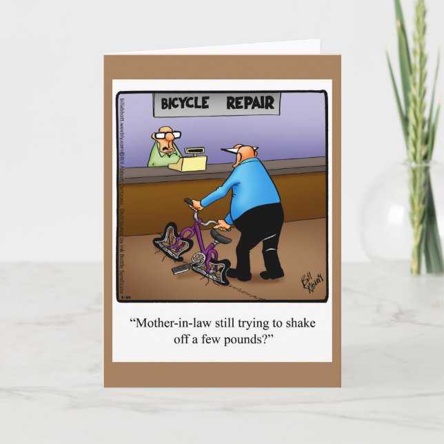 Carte de voeux vierge amusante "Fun & Laughs" (Devant)