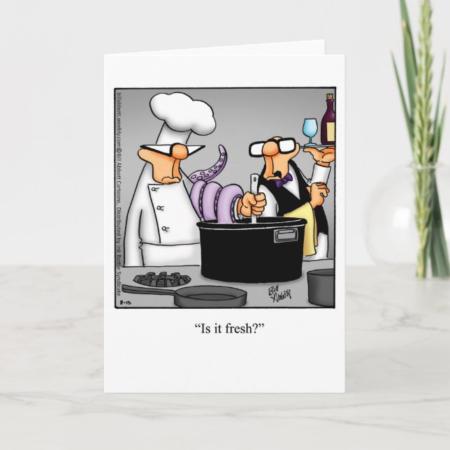 Carte de voeux vierge amusante "Spectickles" (Devant)